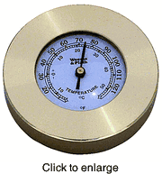 Thermometer Brass Chart Weight  - click to enlarge