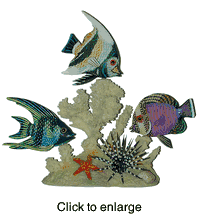 Three Fish Collectible Set by Nature Crafts - click to enlarge