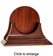 Traditional Single Clock Display Base - click to enlarge