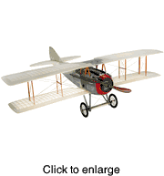 Transparent Spad Wood Airplane Model - click to enlarge