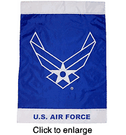 U.S. Air Force Flag House Banner - click to enlarge