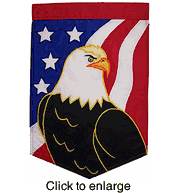 U.S. Eagle Garden Flag - click to enlarge