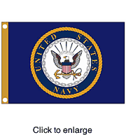 U.S. MILITARY BOAT FLAGS - click to enlarge