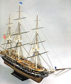 U.S.S. Constitution Wooden Model Kit by Mamoli