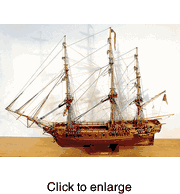 U.S.S. Essex Model Ship - click to enlarge