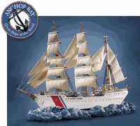 US Coast Guard Eagle Model Ship by Harbour Lights