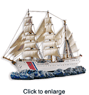 US Coast Guard Eagle Model by Harbour Lights - click to enlarge