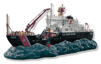US Coast Guard Tender George Cobb Model Ship by Anchor Bay