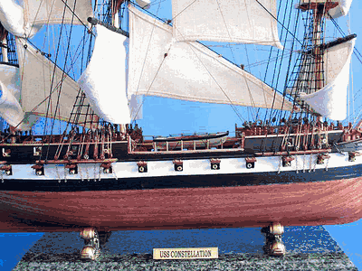 USS Constellation Side View