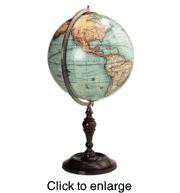 Vaugondy Old World Table Globe - click to enlarge