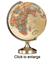Vienna  World Globe 12" - click to enlarge