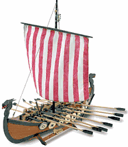 Viking Longboat Wood Model Boat Kit by Artesania Latina