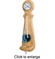 Weather Station Weather Light Oak Finish - click to enlarge