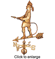 Weathervane: Fireman - click to enlarge