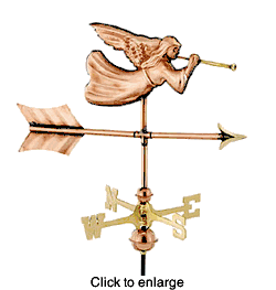 Weathervane (Small)  Angel - click to enlarge