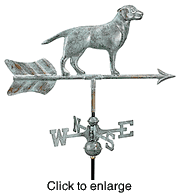 Weathervane (small): Labrador Retriever - click to enlarge