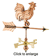 Weathervane (small): Rooster - click to enlarge