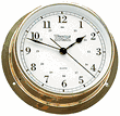 Weems and Plath Westport Brass Quartz Clock - Dial: 4-3/4