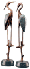 Wetlands Heron Pair Bronze Sculpture
