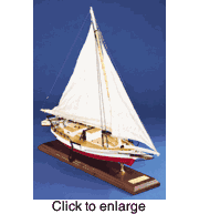Willie L. Bennett Wood Model Boat Kit  - click to enlarge