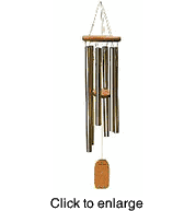 Wind Chimes of Lun by Woodstock Chimes: Champagne - click to enlarge