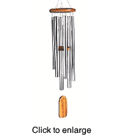 Wind Chimes of Partch by Woodstock Chimes: Silver - click to enlarge