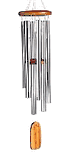 Wind Chimes of Partch by Woodstock Chimes: Silver