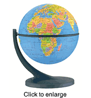 Wonder Globe (Blue Ocean)  World Globe 4.3" - click to enlarge