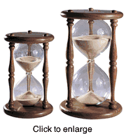 Wood Hourglasses (Deluxe) - click to enlarge