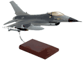 Wood Model Airplane: F - 16C Falcon, (USAF).