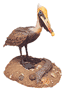 Wood Pelican: Standing 6.5"