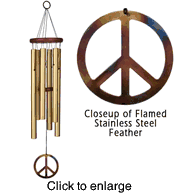 Woodstock Peace Windchime - click to enlarge