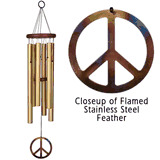 Woodstock Peace Windchime