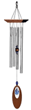 Woodstock Portrait WindChime - Blue Crystal