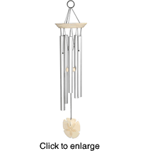 Woodstock Seashore Chimes - Sand Dollar - click to enlarge