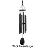 Woodstock Windsinger Chimes of The Phoenix - Black - click to enlarge