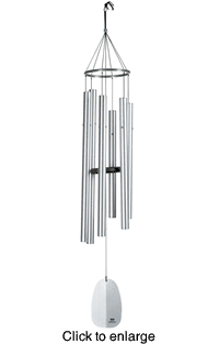 Woodstock Windsinger Wind Chimes of Athena - Silver Tubes by Woodstock Chimes - click to enlarge