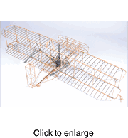 Wright Flyer Model Airplane Kit by Model Airways - click to enlarge
