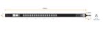 InfraPower V16C13-20A-W Monitored PDU