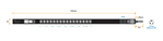 InfraPower V16C13-30A-WSi Intelligent PDU
