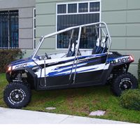 OUT OF STOCK!!!! <BR>Pro One / iTi Full Doors For<BR>10-14 Polaris RZR 4 Crew