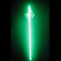 4' LED Safeglo Lighted Whip w Flag - GREEN - FREE SHIPPING