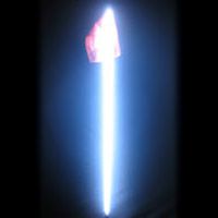 4' LED Safeglo Lighted Whip w Flag - WHITE - FREE SHIPPING