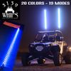 OUT OF STOCK!! - 6 Foot - 5150 Whips - Multicolor LED Whip w/ Remote - FREE SHIPPING