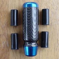 Blue Aluminum & Carbon Fiber Manual Shifter Handle