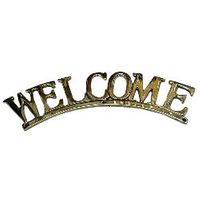 Brass Welcome Plaque