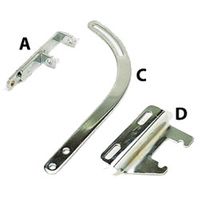 Chevy, 3 Piece Chrome Alternator Mounting Kit