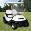 Portable Golf Cart Windshield Cover - Tan