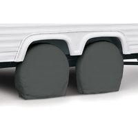 RV Wheel Covers Gray Model 4