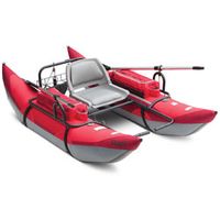 Skagit Pontoon Boat Red